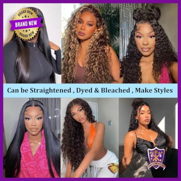 Deep Wave Human Hair Bundles 20-24 Inch 3 Pack Brazilian Virgin Hair main image 4